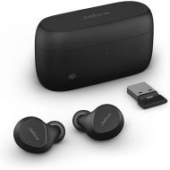 Jabra Evolve2 True Wireless Earbuds - in-Ear Bluetooth Earbuds with Active Noise Cancellation & 4-Mic MultiSensor Voice Technology - Microsoft Teams Certified, Works with All Meeting Apps - Black