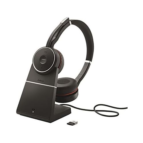 자브라 [아마존베스트]Jabra Evolve 75 Stereo UC, Charging Stand & Link 370