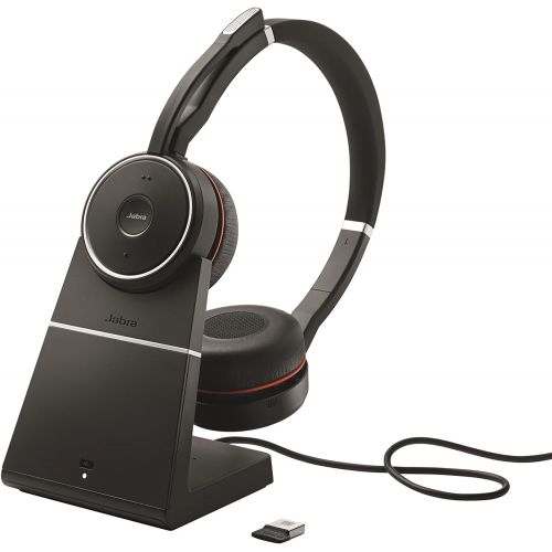 자브라 [아마존베스트]Jabra Evolve 75 Stereo UC, Charging Stand & Link 370