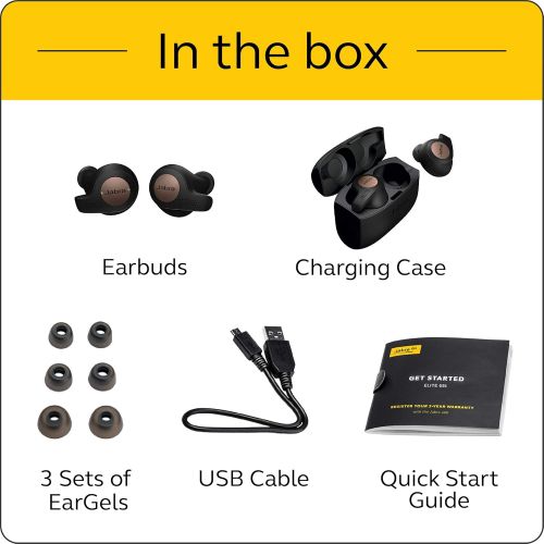 자브라 [아마존베스트]Last purchased on May 29, 2019 Jabra Elite Active 65t True Wireless Sports Earbuds with Charging Case  Copper Black