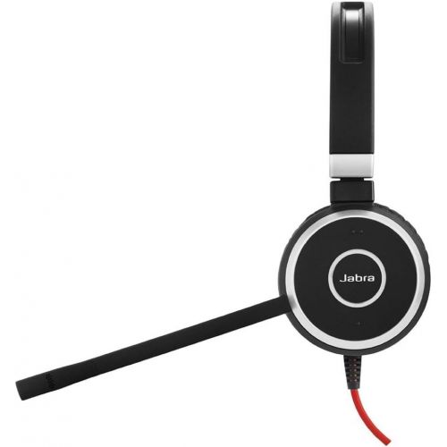 자브라 Jabra Evolve 40 Professional Wired Headset, Stereo, MS-Optimized ? Telephone Headset for Greater Productivity, Superior Sound for Calls and Music, 3.5mm Jack/USB Connection, All-Da