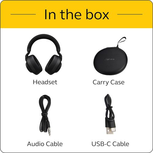 자브라 Jabra Elite 85h Wireless Noise Canceling Over-The-Ear Headset Elite 85H