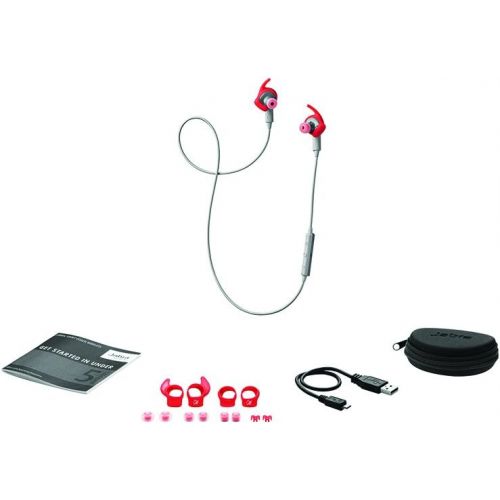 자브라 Jabra SPORT COACH (Red) Wireless Bluetooth Earbuds for Cross-Training - Retail Packaging