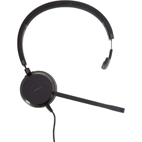 자브라 Jabra Evolve 20 MS Wired Headset, Mono Telephone Headset for Greater Productivity, Superior Sound for Calls and Music, USB Connection, All Day Comfort Design, MS Optimized