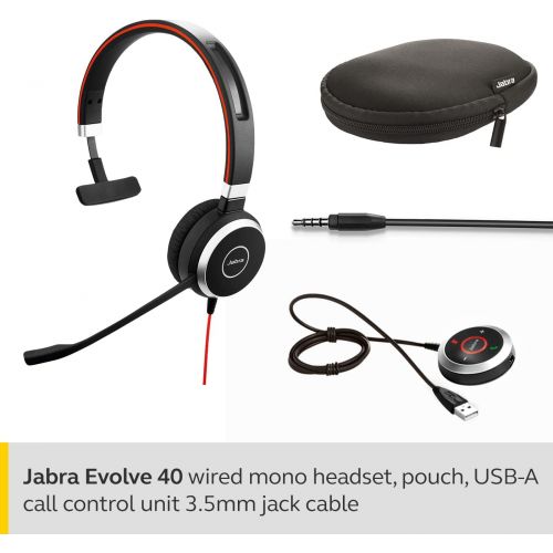 자브라 Jabra Evolve 40 Replacement Headset Mono 14401-09