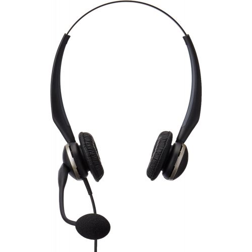 자브라 Jabra GN2125 Duo Corded Quick Disconnect Headset for Deskphone, Softphone or Mobile Phone