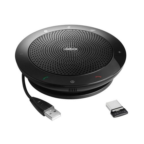 자브라 Jabra Speak 510+ UC Wireless Bluetooth/USB Speaker for Softphone and Mobile Phone