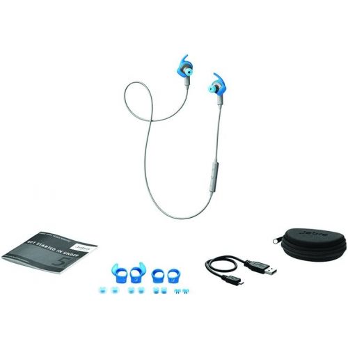 자브라 Jabra SPORT COACH (Blue) Wireless Bluetooth Earbuds for Cross-Training - Retail Packaging