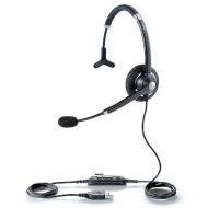 Jabra UC VOICE 750 MS Mono (Dark) Lync Optimized Corded Headset for Softphone