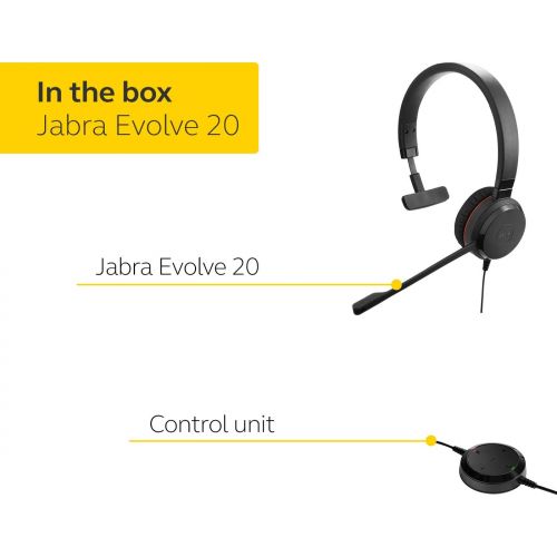 자브라 Jabra Wired Headset for Unspecified - Black