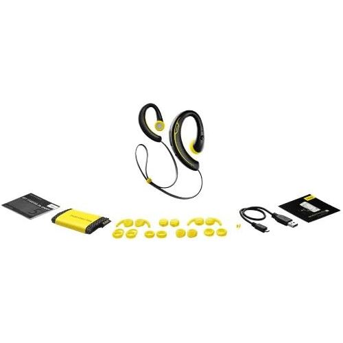 자브라 Jabra Sport Plus Wireless Bluetooth Stereo Headphones, Retail Packaging, Black/Yellow (Discontinued by Manufacturer)