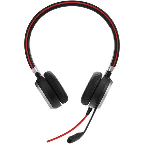 자브라 Jabra Evolve 40 Stereo UC - Professional Unified Communicaton Headset Bundle with Jabra Evolve 65 UC Stereo Wireless Bluetooth Headset/Music Headphones Includes Link 360 (U.S. Reta