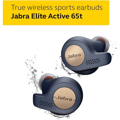 자브라 Jabra Elite Active 65t - Black True Wireless Sport Earbuds Black