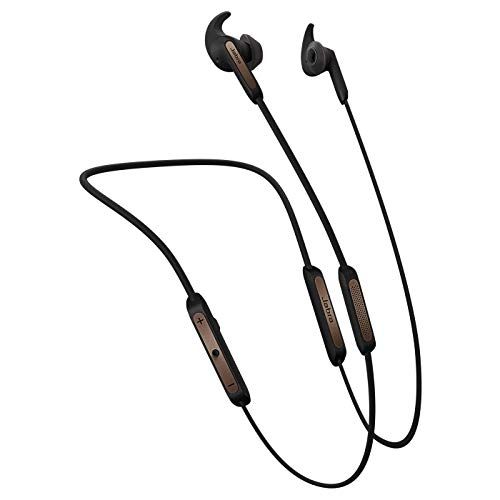 자브라 Jabra Elite 45e Wireless Earbuds, Copper Black ? Alexa Enabled, Wireless Bluetooth Earbuds, Around-the-Neck Style with a Secure Fit and Superior Sound for Music and Calls, Long Bat