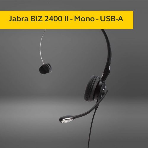 자브라 Jabra 2400 II Mono USB MS CC Wired Headset - Black