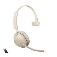 Jabra Evolve2 65 USB-A MS Mono - Beige Wireless Headset/Music Headphones