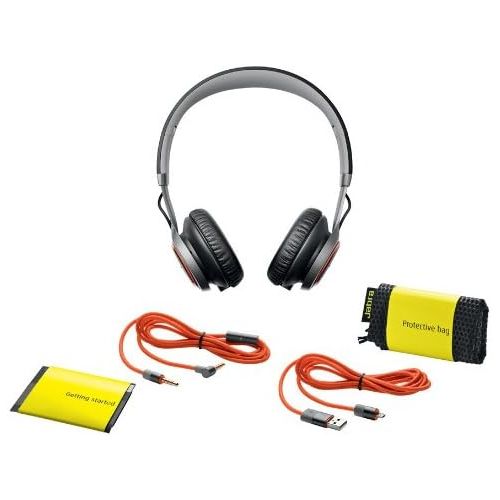 자브라 Jabra REVO Wireless Bluetooth Stereo Headphones - Retail Packaging - Black (Discontinued by Manufacturer)