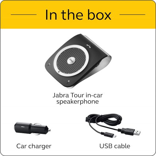 자브라 Jabra Tour Bluetooth In-Car Speakerphone - Black