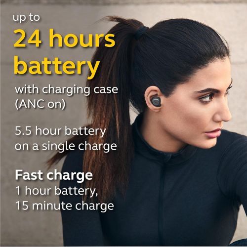 자브라 Jabra Elite Active 75t True Wireless Earbuds with Wireless Charging Enabled Case, Gray