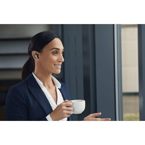 자브라 Jabra Evolve 65t True Wireless Bluetooth Earbuds, UC Optimized ? Superior Call Quality and Connectivity ? Passive Noise Cancelling Earbuds with up to 15 hours of Battery Life with