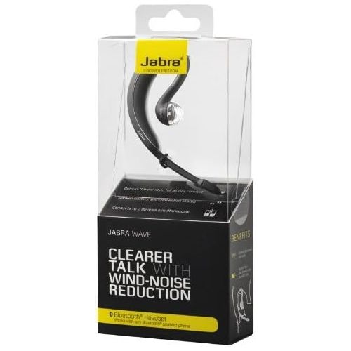 자브라 Jabra WAVE Bluetooth Headset- Black [Retail Packaging]