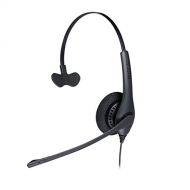 Jabra Biz 1500 QD Mono Headset with GN 1200 Universal Coiled Smart Cord for Connecting Headset & Telephone