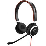 Jabra Evolve 40 Professional Wired Headset, Stereo, MS-Optimized ? Telephone Headset for Greater Productivity, Superior Sound for Calls and Music, 3.5mm Jack/USB Connection, All-Da