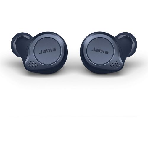 자브라 Jabra Elite Active 75t True Wireless Bluetooth Earbuds, Navy ? Wireless Earbuds for Running and Sport, Charging Case Included, 24 Hour Battery, Active Noise Cancelling Sport Earbud