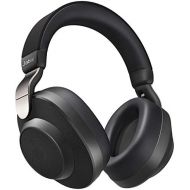 Jabra Elite 85h Wireless Noise-Canceling Headphones, Titanium Black ? Over Ear Bluetooth Headphones Compatible with iPhone & Android - Built-in Microphone, Long Battery Life - Rain