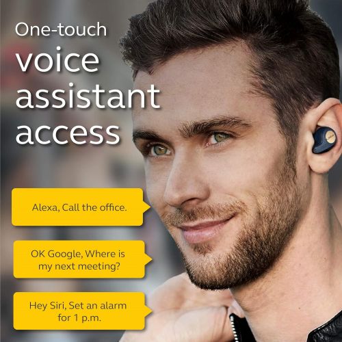 자브라 Jabra Elite Active 65t Earbuds ? True Wireless Earbuds with Charging Case, Copper Blue ? Bluetooth Earbuds with a Secure Fit and Superior Sound, Long Battery Life and More (100-990