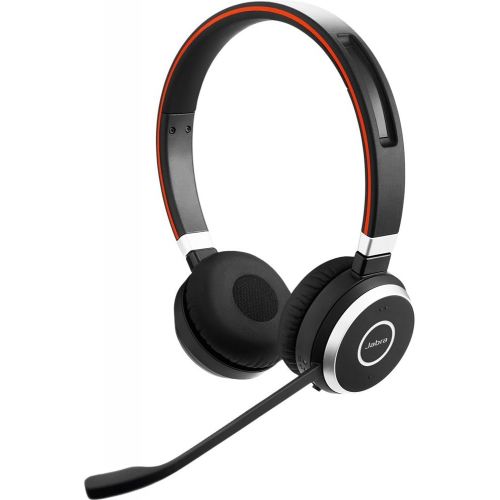 자브라 Jabra Evolve 65 UC Stereo Wireless Bluetooth Headset / Music Headphones Includes Link 360 (U.S. Retail Packaging)