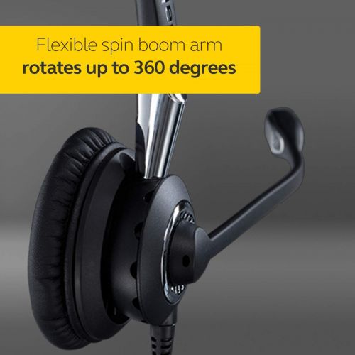 자브라 [아마존베스트]Jabra 2400 II USB DUO CC Wired Headset for Softphone with Noise Cancelling Microphone, Optimized for Unified Communication