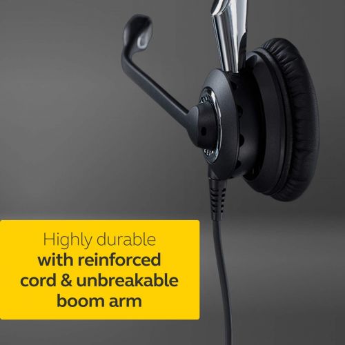 자브라 [아마존베스트]Jabra 2400 II USB DUO CC Wired Headset for Softphone with Noise Cancelling Microphone, Optimized for Unified Communication