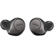 [아마존베스트]Jabra Elite 75t Earbuds  True Wireless Earbuds with Charging Case, Titanium Black  Active Noise Cancelling Bluetooth Earbuds with a Comfortable, Secure Fit, Long Battery Life, Gr