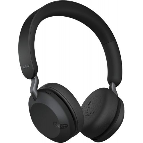자브라 [아마존베스트]Jabra Elite 45h, Titanium Black  On-Ear Wireless Headphones with Up to 50 Hours of Battery Life, Superior Sound with Advanced 40mm Speakers  Compact, Foldable & Lightweight Desig