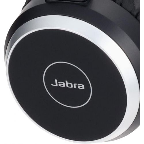 자브라 Jabra Evolve 65 MS Wireless Headset, Stereo ? Includes Link 370 USB Adapter ? Bluetooth Headset with Industry-Leading Wireless Performance, Advanced Noise-Cancelling Microphone, Al