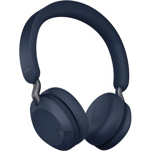 자브라 Jabra Elite 45h Best-in-Class Wireless Headphones, Navy - Biggest Speakers, Longest Battery, Fastest Charge