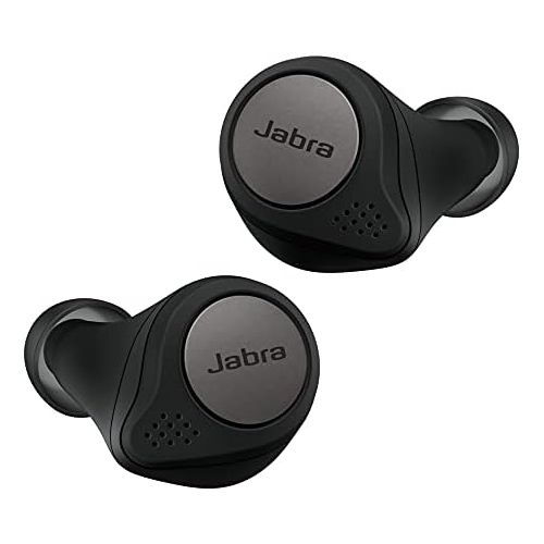 자브라 [아마존베스트]Jabra Elite 75t True Wireless Stereo In-Ear Headphones (Bluetooth 5.0, 28 Hours’ Battery Life, with Charging Case), Sports, titanium black