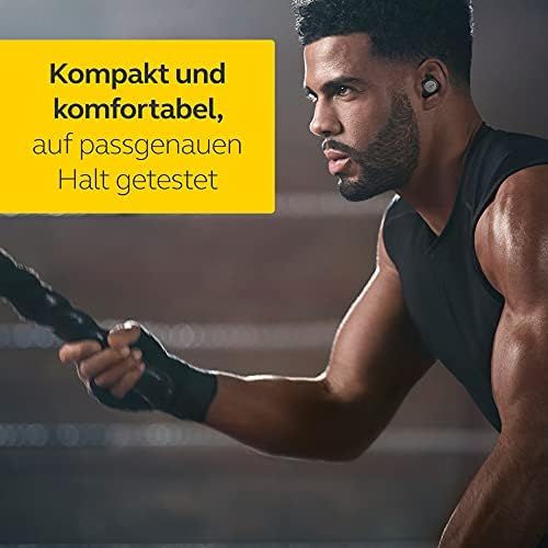 자브라 [아마존베스트]Jabra Elite 75t True Wireless Stereo In-Ear Headphones (Bluetooth 5.0, 28 Hours’ Battery Life, with Charging Case), Sports, titanium black