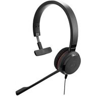 [아마존베스트]Jabra Evolve 30 MS Mono Headset - Microsoft Certified Headphones for VoIP Softphone with Passive Noise Cancelling - USB Cable with Call Control - Black