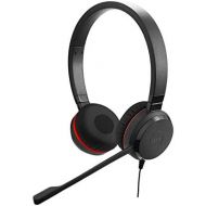 [아마존베스트]Jabra Evolve 30 Stereo Headset - Unified Communications headphones for VoIP softphone with passive noise canceling - 3.5 mm jack socket - black