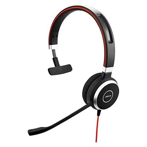 자브라 [아마존베스트]Jabra EVOLVE 40 - headsets (3.5 mm (1/8), Call center/Office, Supraaural, Monaural, Head-band, Black, Silver)