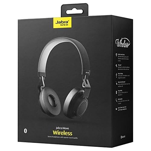 자브라 Jabra Move Wireless Stereo Headphones - Black