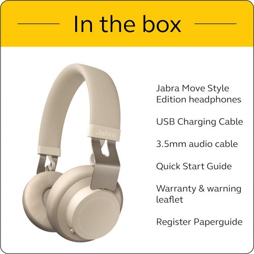 자브라 Jabra Move Wireless Stereo Headphones - Black