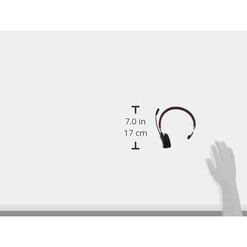 자브라 Jabra Evolve 65 Mono MS, Charging Stand & Link 370 - Professional Unified Communicaton Headset