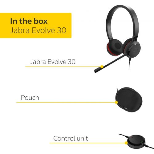 자브라 Jabra Evolve 30 II Mono UC - Professional Unified Communicaton Headset