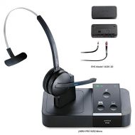 Jabra PRO 9450 Mono Midi-Boom Wireless Headset with EHS Alcatel 14201-20 Cable, Bundle for Avaya & Alcatel Phones