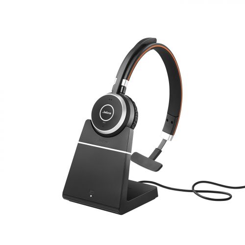 자브라 Jabra Evolve 65 Mono UC & Link 370 - Professional Unified Communicaton Headset