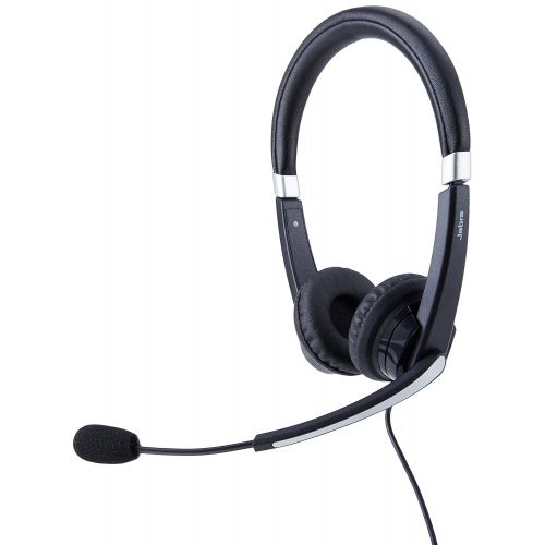 자브라 Jabra UC VOICE 550 MS Duo Lync Optimized Corded Headset for Softphone