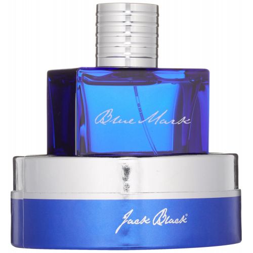  JACK BLACK  Blue Mark Eau de Parfum  Everyday Scent, Essential Oils, Watermint, Cilantro, Japanese Juniper, Ginger Essence, Driftwood, Patchouli, Bergamot, Refreshing Scent, 3.4